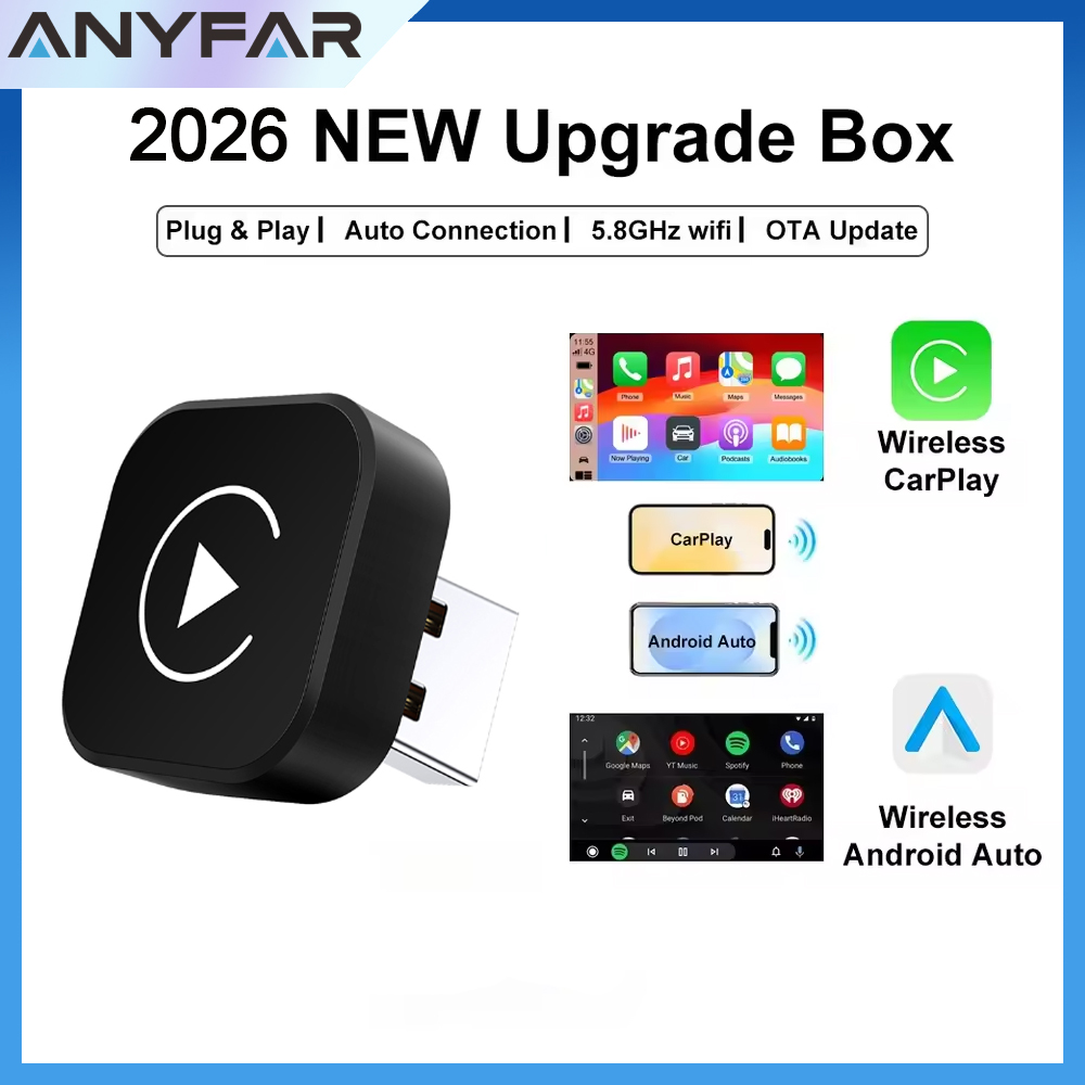 Car Accessories Usa - Adaptador CarPlay Sem Fio 2026 2-em-1: