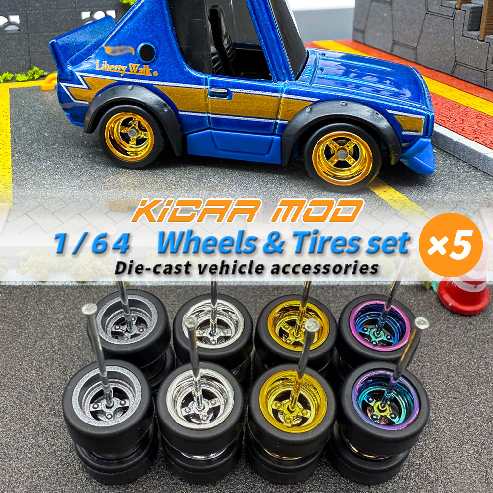 Car Accessories To Buy - Rodas Destacáveis de Borracha com Pneus