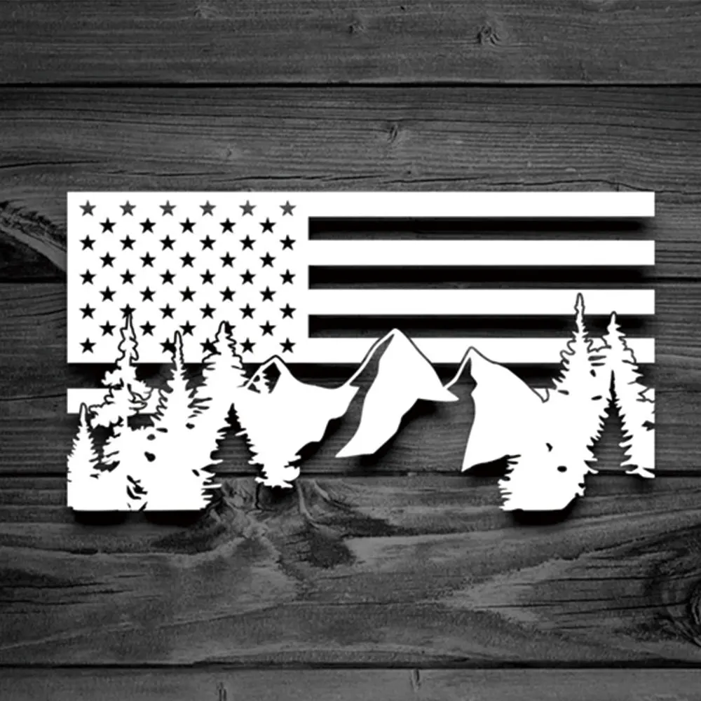 Car Accessories Usa - Bandeira americana PVC Adesivos De Carro,