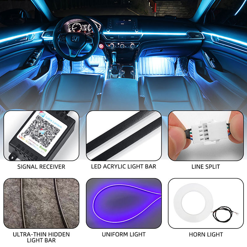 Luz ambiente automotiva Sympho - Car Accessories Zone avaliação e preço