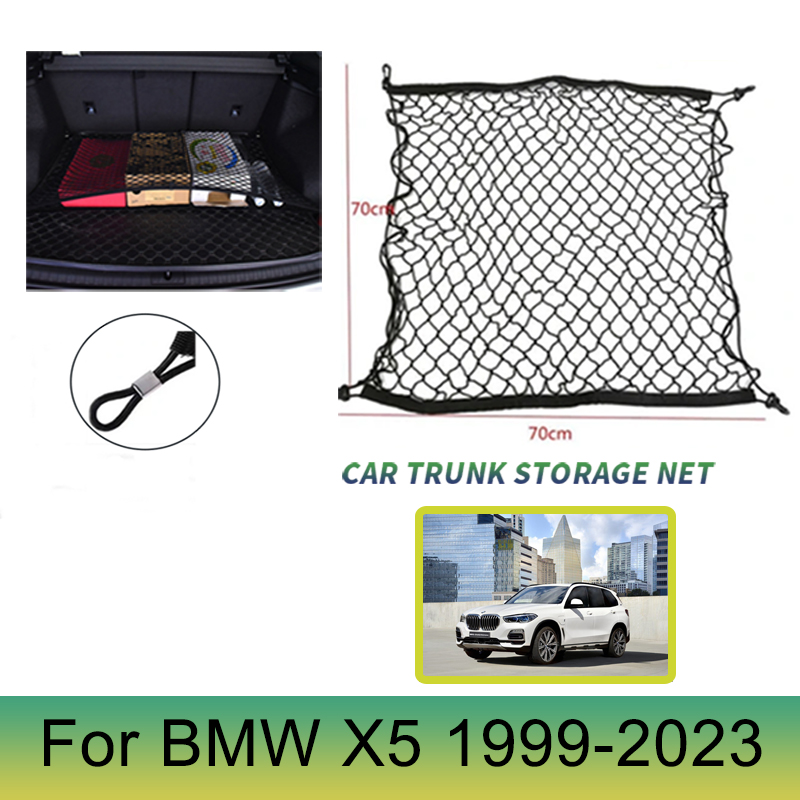Para bmw x5 ix5 e70 f15 g05 e5 - Car Cargo Net Trunk avaliação e preço