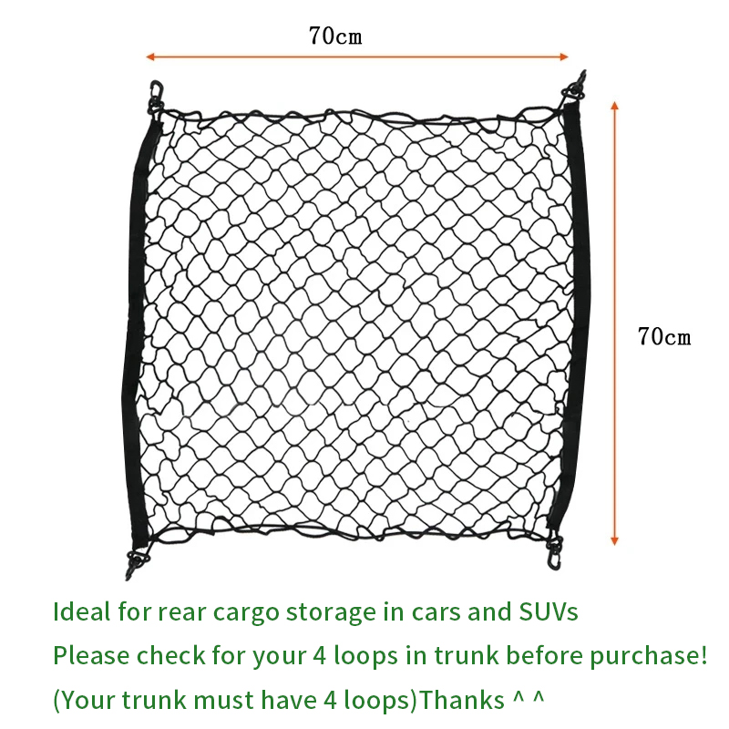 Para bmw x5 ix5 e70 f15 g05 e5 - Car Cargo Net Trunk avaliação e preço