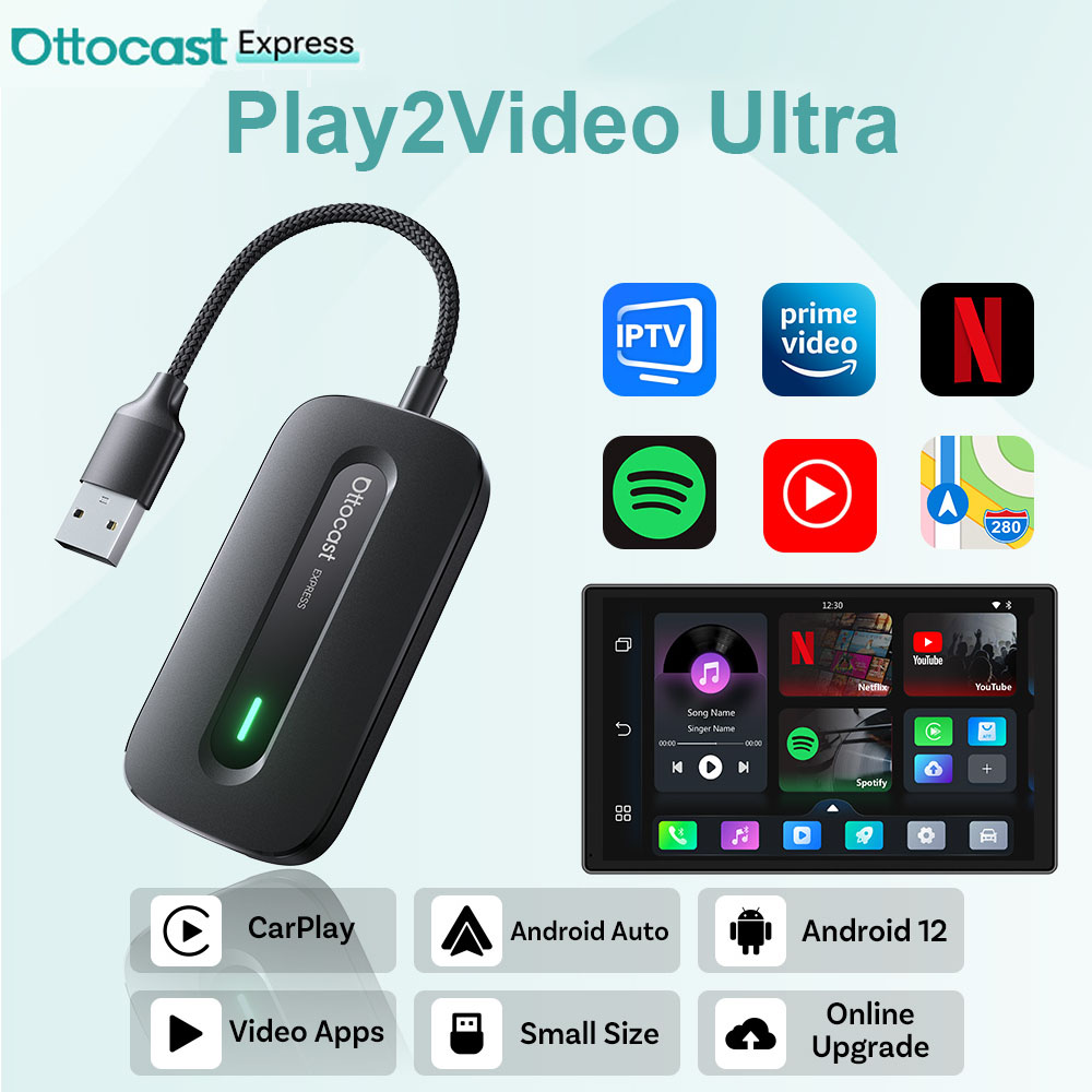 Adaptador OTTOCAST Play2Video  - Car Accessories Youtube avaliação e preço