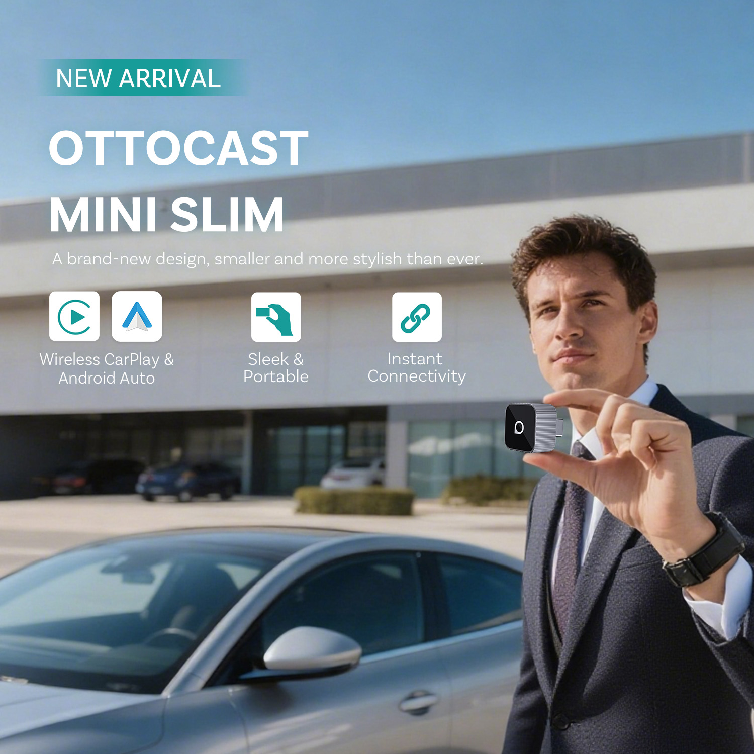 Ottocast mini fino sem fio car - Car Accessories Usa avaliação e preço